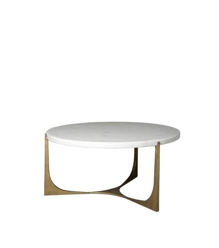 TABLE BASSE MARBRE BLANC 